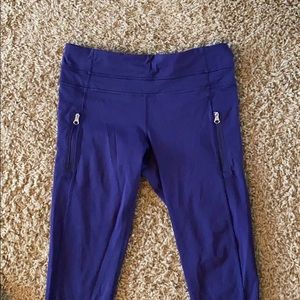 Blue Lululemon 7/8 Legging